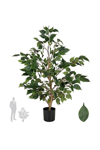 Roberto Rossi Copac artificial H100 Ficus benjamina cu 504 frunze