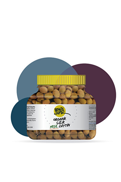 Rengin Suar Organik Yeşil Çizik Zeytin (1200 G) - 2025 Hasatı