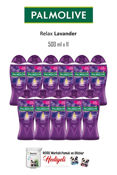 Palmolive 11 Adet 500 ml Relax Lavander Duş Jeli ve ROSIE