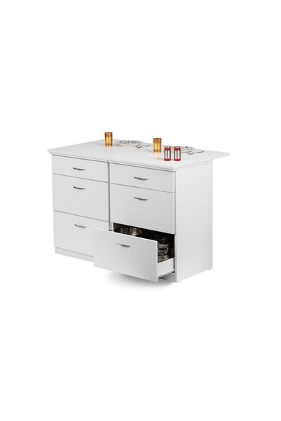 Tdesigno Şans Mutfak Adası -6 Çekmeceli Alt Modül 120 Cm Tezgah Dahil