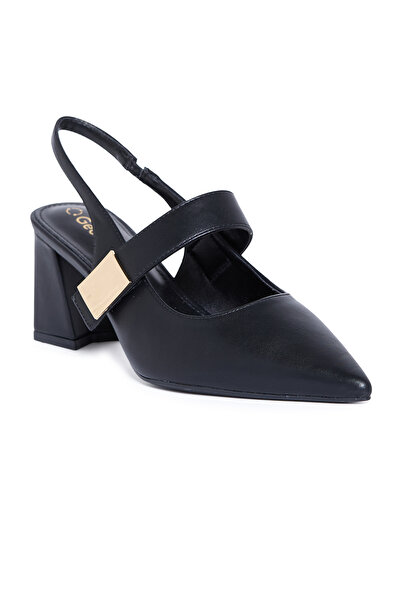 Geoomnii Mid Heel Mules for Women – Stylish Backless Slip-On Heels for Office...