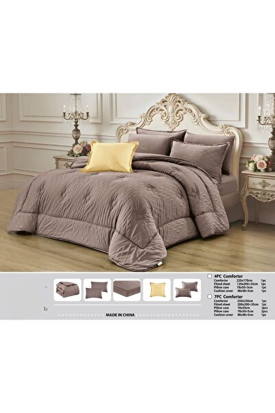 Moon Summer Bedspread Juhur Nafir and Naskh 4-Piece Set with Classic Design a...