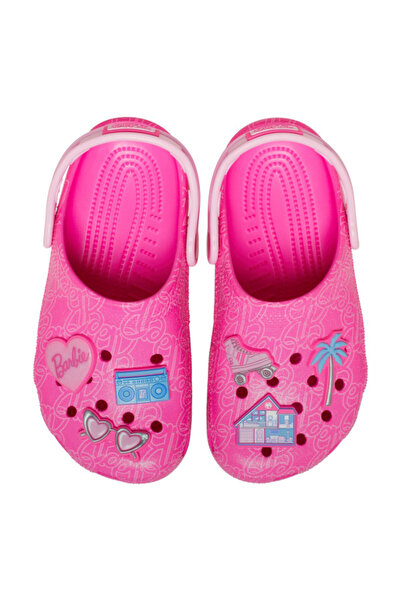 Crocs Κλασικά παιδικά τσόκαρα Μπάρμπι της Mattel σε ροζ χρώμα