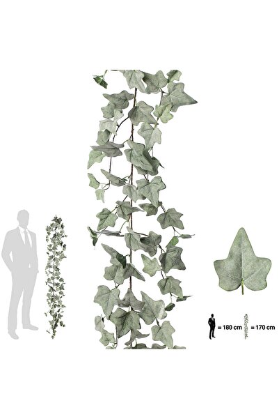 Roberto Rossi Iedera artificiala H170cm cu 110 frunze verde mat
