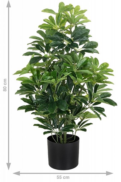 Roberto Rossi Planta artificiala H80cmSchefflera arboricola cu 766 frunze