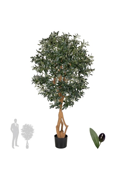 Roberto Rossi Maslin artificial H150cm grecesc cu masline si 3120 frunze