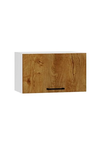 Tdesigno Alin Mutfak Üst Modül Çok Amaçlı Dolap 60 Cm Tek Katlı - Meşe