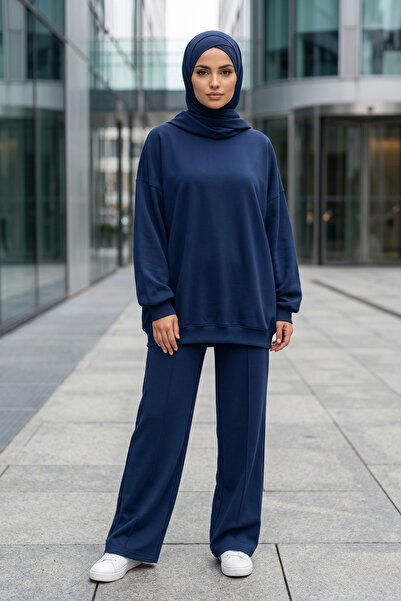 Zeneva Collection 2 Thread Plain Oversize Hijab Set 5600