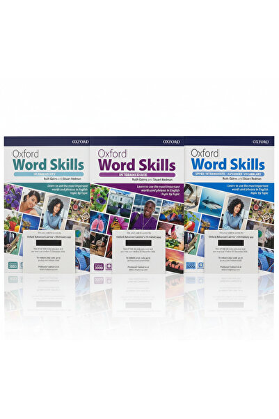 Pearson Oxford Word Skills Vocabulary Elementary +Intermediate + Upper-Advanc...