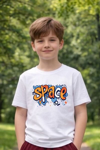 cm buseyiz Busekids Unisex Kids Multi-Colored Basic Printed T-Shirt