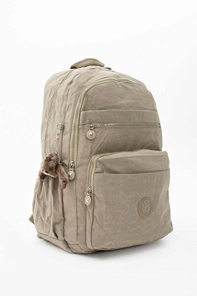 NEMO BAGS Unisex Beige Backpack School Bag Laptop and Travel Bag Waterproof S...