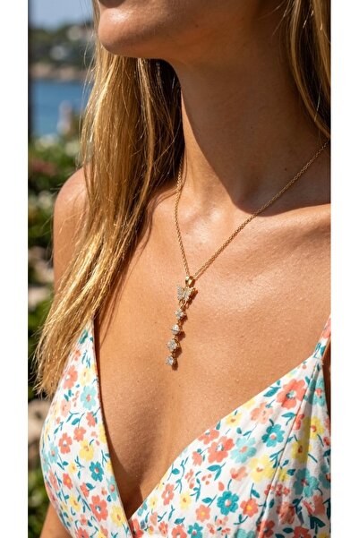 İNN JEWELLERY قلادة فولاذية مقاومة للصدأ ومضادة للحساسية بتصميم عتيق مرصع بال...