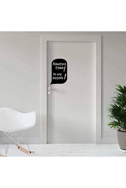 Asilmeydan Rahatsız etme - Do not disturb Yazılı Dekoratif Kapı - Duvar Stick...