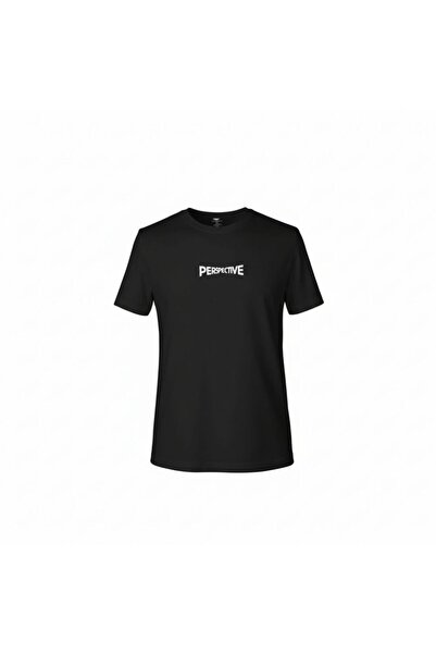trender 26Y595000005 Muška majica sa perspektivnim printom i O izrezom
