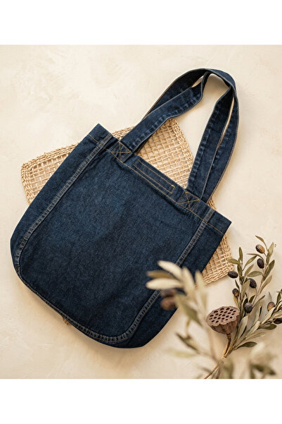 PASSTELL Women's Minamlist Trend Jean Denim Bag with Shoulder Strap