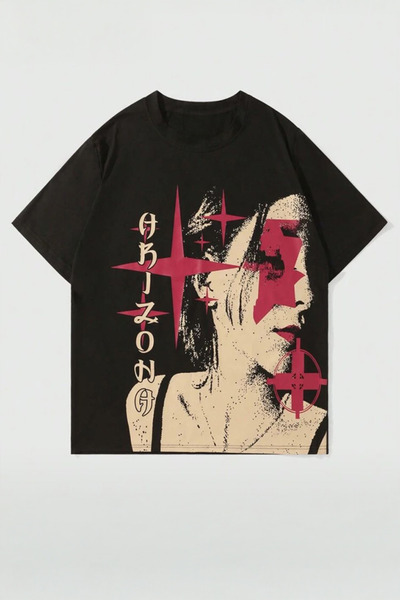 Köstebek Μαύρο Unisex T-Shirt Arizona Girl Grunge Y2K