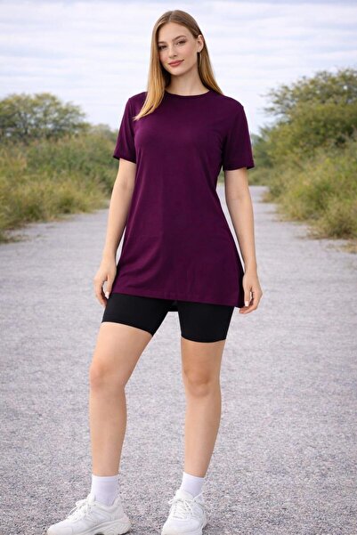 ALEXANDERGARDI Μπλουζάκι με λαιμόκοψη και πλαϊνά σκισίματα