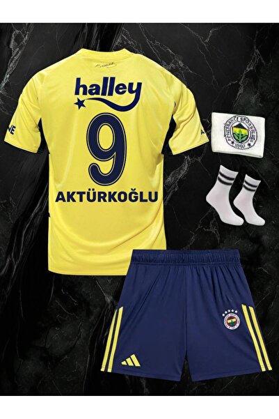 Marka Extra AKRÜKOĞLU-9 -^F'ênêrbâhçê 25/26 Yeni Sezon SARI çocuk Forması 4'l...