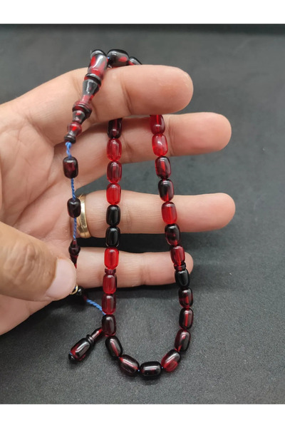 İskeçe Tesbih Τεχνούργημα του Μάστερ Φουρκάν Γκουλ, Χειροποίητο Κεχριμπάρι με...