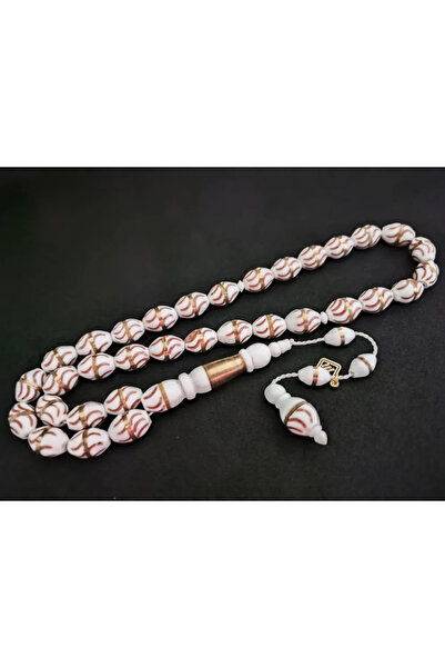 İskeçe Tesbih Τεχνούργημα του Μάστερ Τζεμίλ με σχέδια, μεγάλου μεγέθους, ασημ...