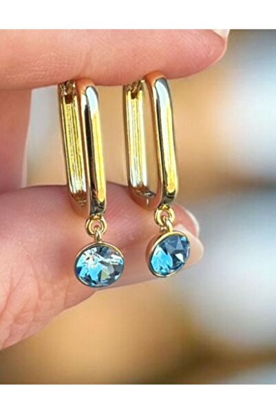 AlfaCollection Vip Model Blue Stone Xuping Earrings