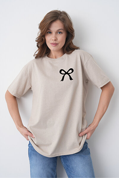 TREND EMMODA Tricou unisex pentru bărbați/femei, cu mini panglică, imprimat p...