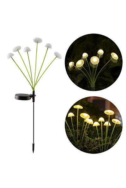 UpWay Jellyfish Güneş Enerjili 6 Led Işıklı Dekoratif Bahçe Peyzaj Lambası
