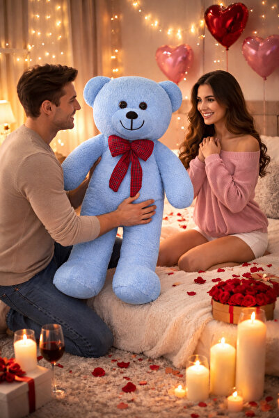 Özgüner Oyuncak 80 cm Papyonlu Peluş Ayıcık – Büyük Boy Sevimli Oyuncak & Sev...