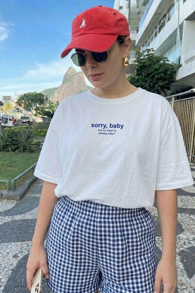 The Champ Clothing Γυναικείο καλοκαιρινό σορτς με καρό σχέδιο και ελαστική μέ...