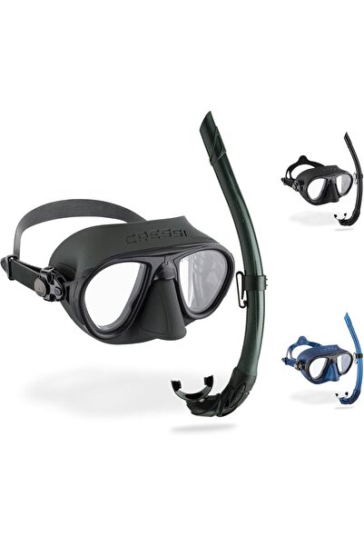 Cressi mask designed for freediving and snorkeling with an anti-fog system, c...