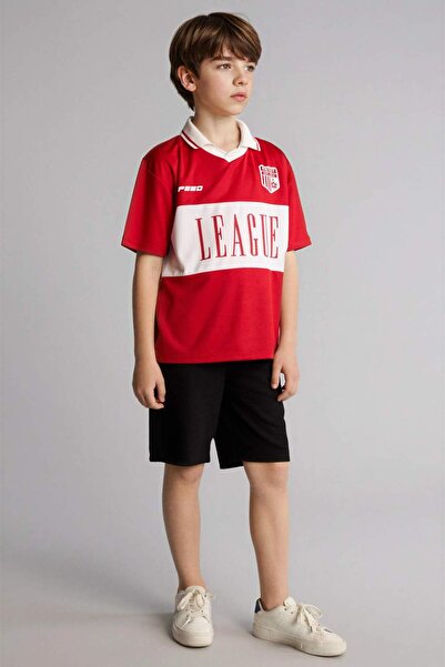 DeFacto Σορτς Βάφλα για Αγόρια H2675A826SM