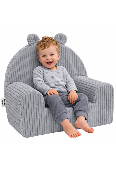 Twinkle Twins Fotoliu pentru copii Twinkle Twins, velur reiat, umplutura din ...