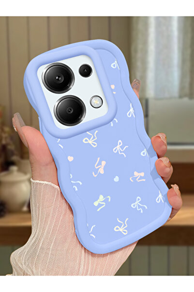 ucuc Redmi Note 13 Pro 4G Uyumlu Mavi Silikon Kılıf Kamera Korumalı Darbe Emi...