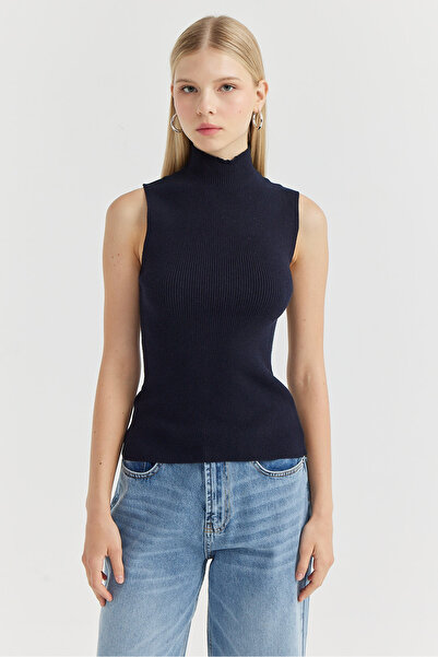 PAULMARK Γυναικεία πλεκτά με μισό ζιβάγκο