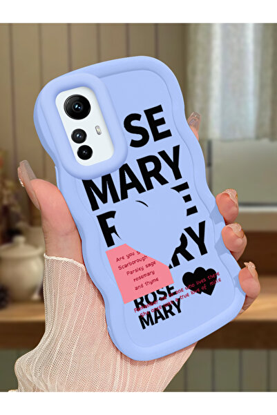 ucuc Redmi Note 12S Uyumlu Mavi Silikon Kılıf Kamera Korumalı Darbe Emici Tas...