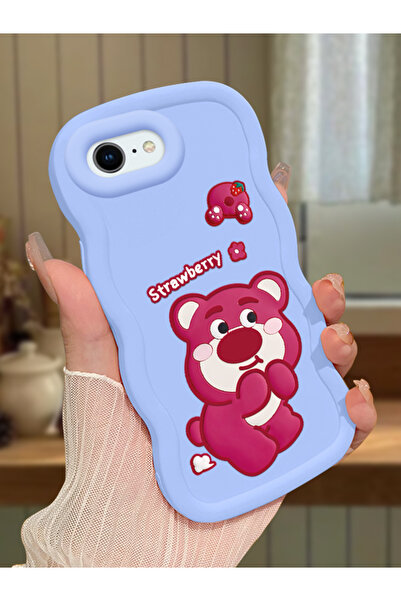 ucuc iPhone 6 Plus/6S Plus Uyumlu Mavi Silikon Kılıf Kamera Korumalı Darbe Em...