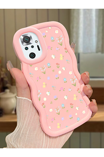 ucuc Redmi Note 10 Pro Uyumlu Pembe Silikon Kılıf Kamera Korumalı Darbe Emici...