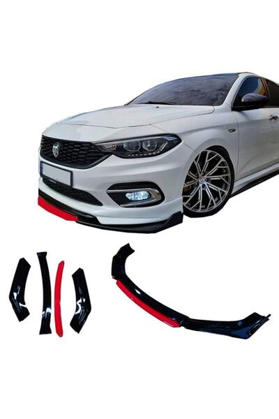 Empressco Fiat Egea Uyumlu Ön Lip 4 Parça Tampon Eki Fiat Egea Karlık Model Lip