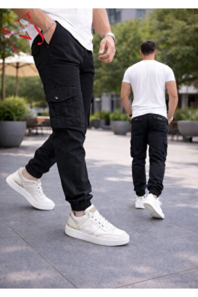 LORDA GİYİM TONI S Ανδρικό παντελόνι Comando με λάστιχο στο τελείωμα, Lycra, ...