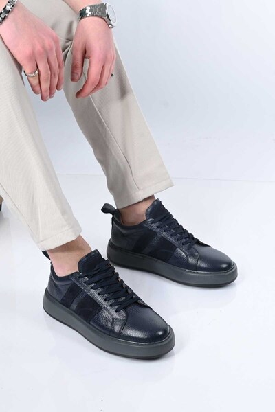Bestello Lace-Up Eva Sole Genuine Leather Sneaker 174-22031 Men's Shoes