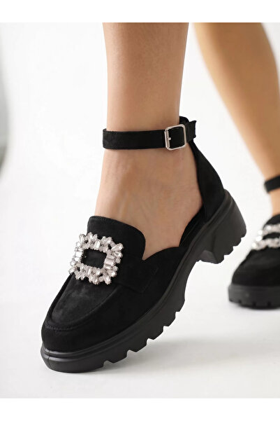 Zaira Γυναικεία μαύρα καθημερινά παπούτσια από οικολογικό δέρμα Naomi # 24989...