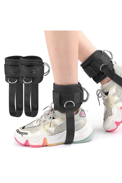 zola Σετ 2 ιμάντων προπόνησης αστραγάλου, 42 x 8.5 εκ., ιμάντας φτέρνας, νεοπ...