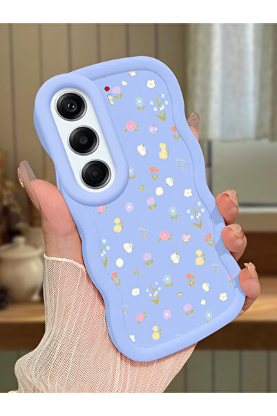 ucuc Tecno Camon 40(CM5) Uyumlu Mavi Silikon Kılıf Kamera Korumalı Darbe Emic...