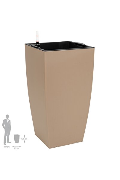 Roberto Rossi Ghiveci inteligent H56,5x31x31 cm cu set complet udare Cubico m...