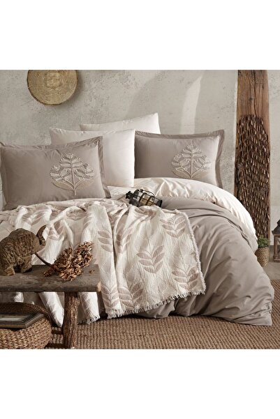 Clasy Σετ Παπλωματοθήκης Διπλής Κρεβατοκάμαρας με Κάλυμμα Μουσελίνας από 100%...