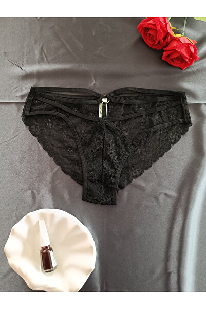 ZENA UNDERWEAR April Front Ring Detailed Waist Elastic Band Detailed Women's ...
