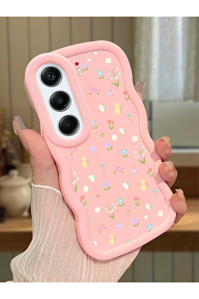 ucuc Tecno Camon 40(CM5) Uyumlu Pembe Silikon Kılıf Kamera Korumalı Darbe Emi...