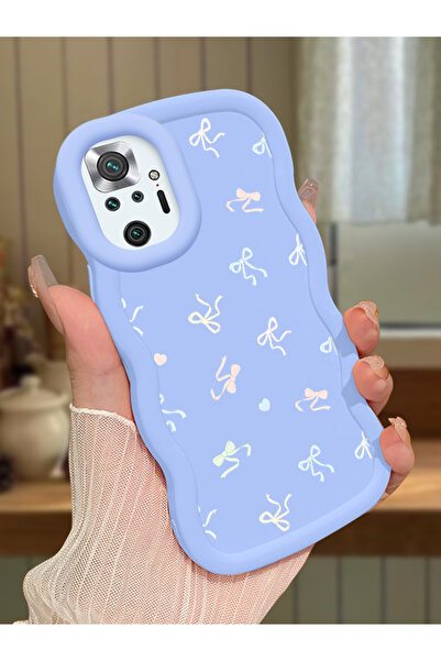 ucuc Redmi Note 10 Pro Uyumlu Mavi Silikon Kılıf Kamera Korumalı Darbe Emici ...