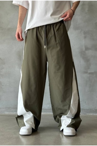 serline Baggy Parachute Fabric Stopper Leg Sweatpants