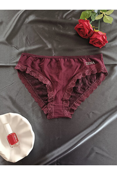 ZENA UNDERWEAR ملابس داخلية نسائية من Ava مزينة بفيونكة ودانتيل كامل مع نافذت...